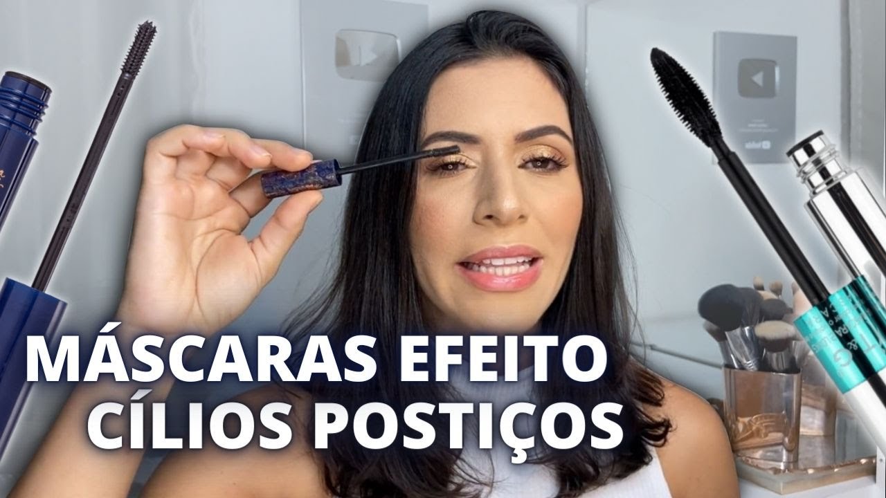 TOP MÁSCARAS DE CÍLIOS/RÍMEL COM EFEITO DE CÍLIOS POSTIÇOS | Miga Sua Make