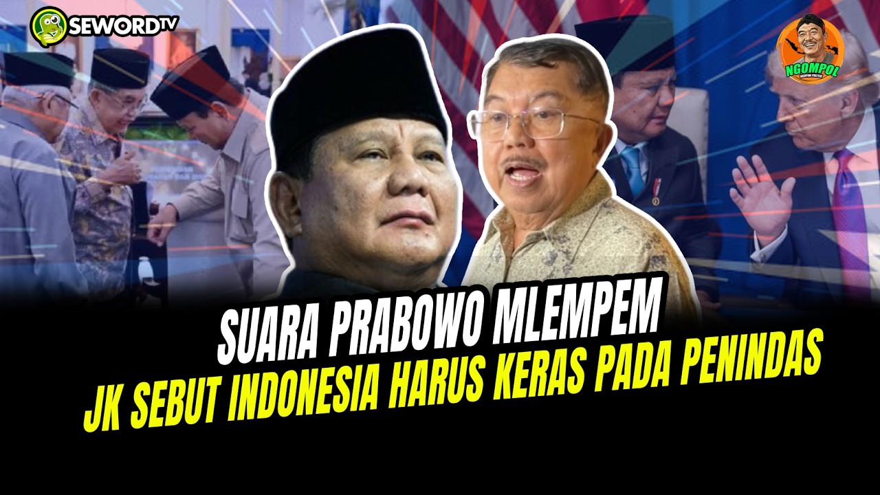 Begawan: SAKING GREGETNYA, JK KERAS TAMPOL PRABOWO SOAL KONFLIK AS - IRAN