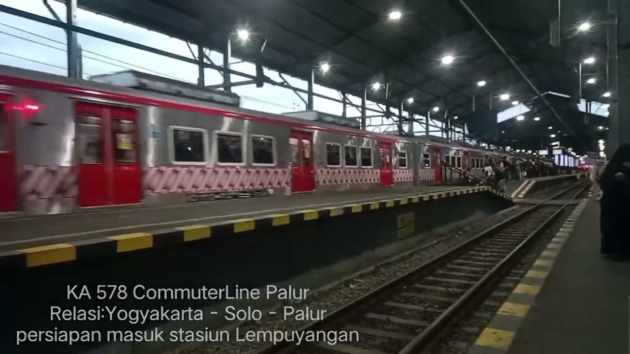 Part 4 naik KA 247 Logawa Relasi:Surabaya - Gubeng - Lempuyangan