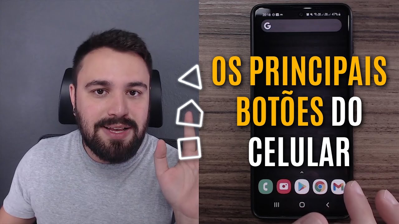 ESSES SÃO OS 3 PRINCIPAIS BOTÕES DO CELULAR