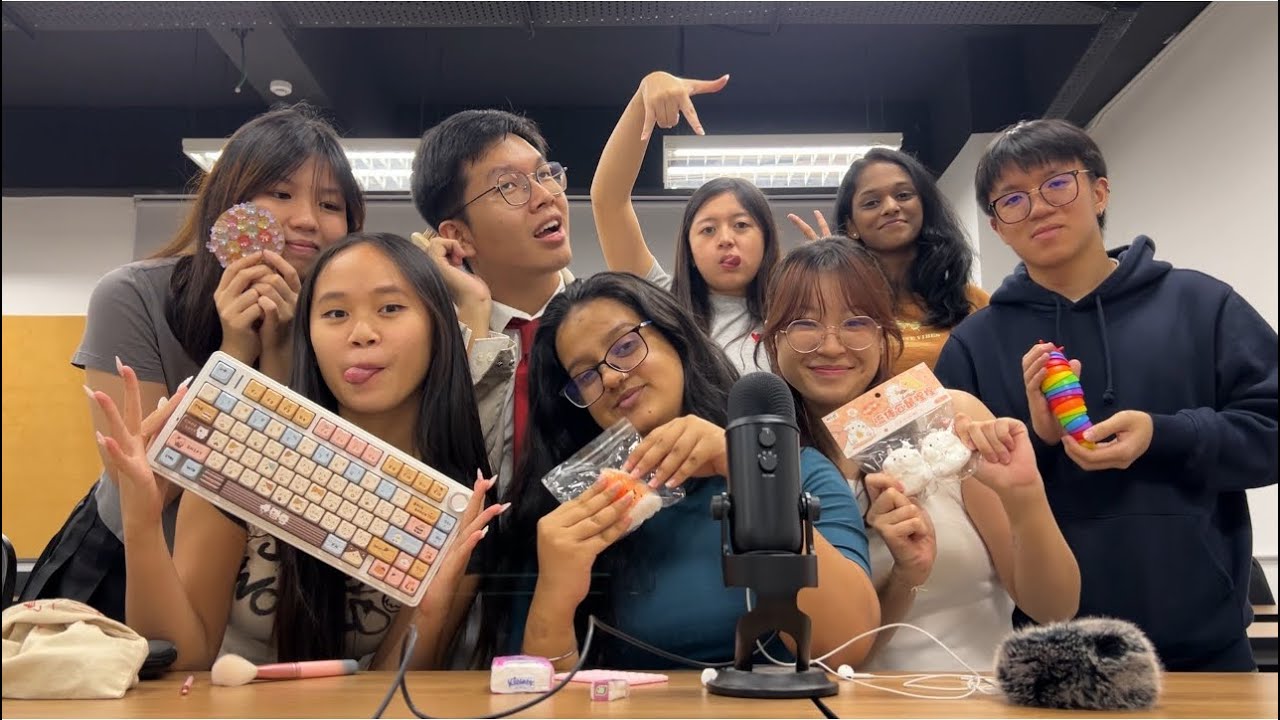 FORCING MY UNIVERSITY FRIENDS TO TRY ASMR