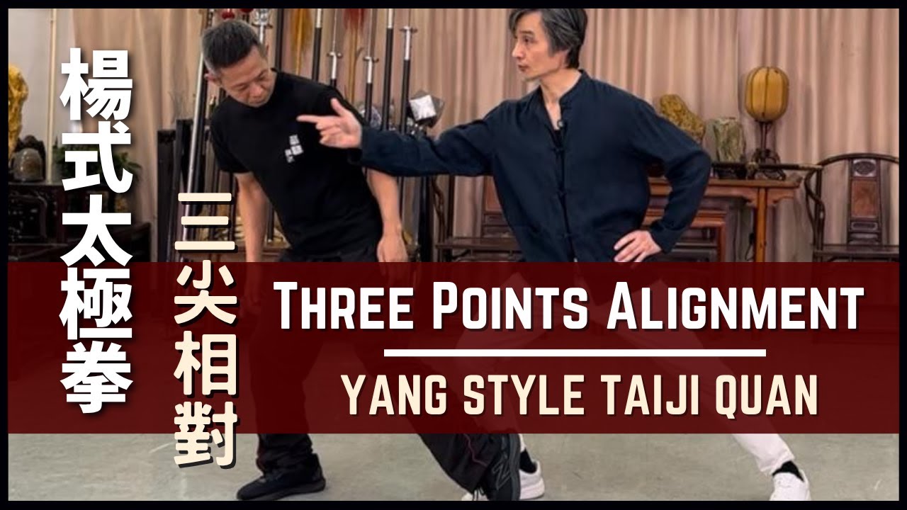Yang Style Taiji Quan - Three Points Alignment 楊式太極拳 三尖相對
