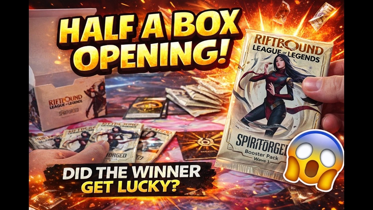 Riftbound Half Box Opening – Tournament Prize Rip