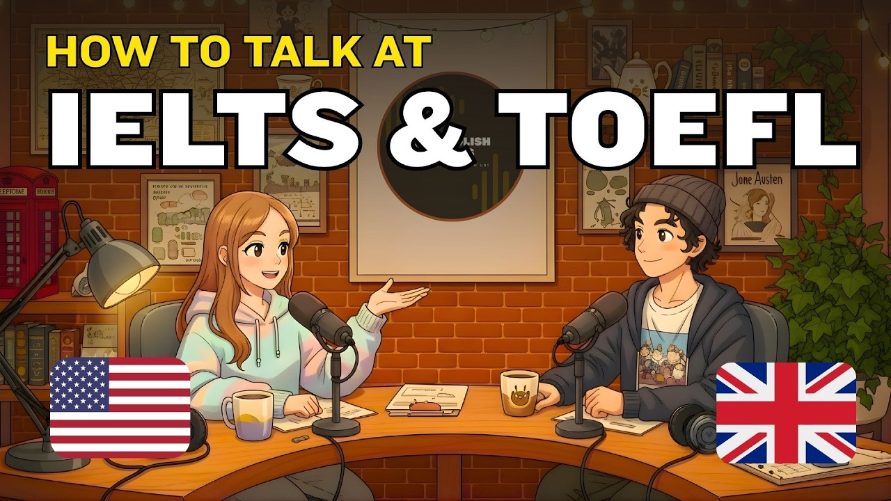 Learn How to Talk at IELTS & TOEFL Speaking Test | Real English Grammar Conversation Practice