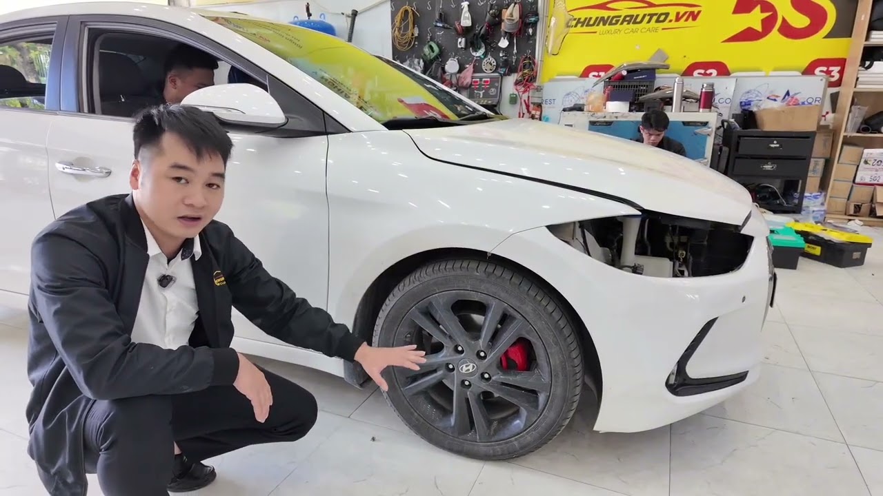 Hyundai Elantra 2017 Độ được Gì? Dán Phim, Cam Hành Trình, Độ Đèn, Màn, Dán Phim, Loa