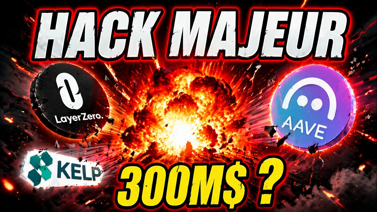 NOUVEAU HACK CRYPTO MAJEUR ! AAVE, KELP, L0. Actus Crypto 20/04/2026