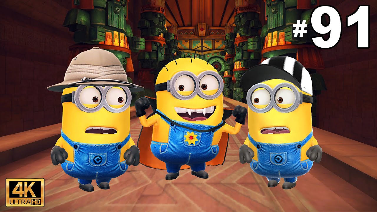 Minion Rush Vampire Minion Hunter Minion and Referee Minion at El Macho's Lair | LEVEL 407- 409 | 4K