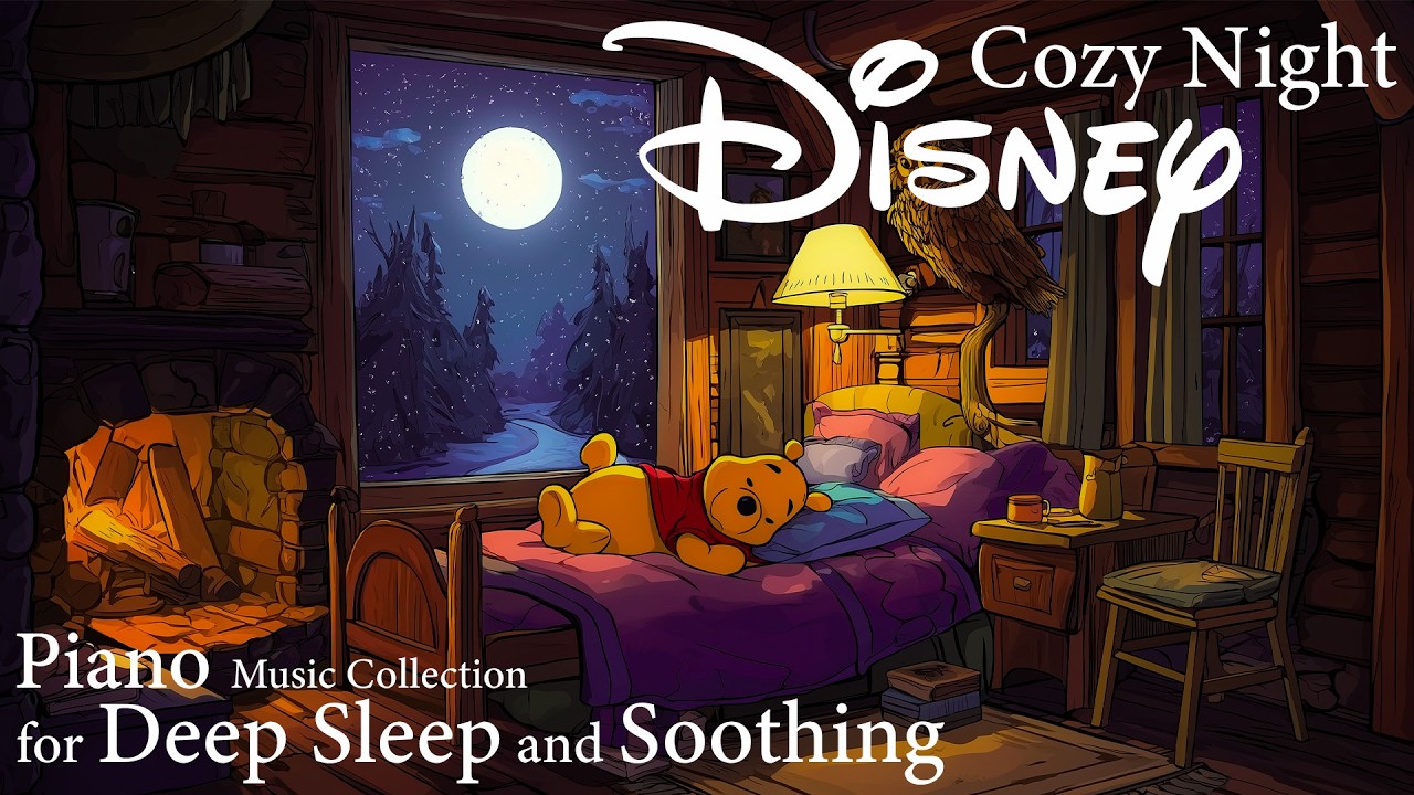 Cozy Night Disney Piano 🌙 | Gentle Deep Sleep Music by Midnight Neighbors