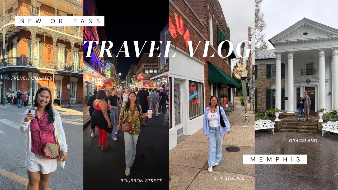 New Orleans and Memphis 🇺🇸✈️ USA TRAVEL VLOG