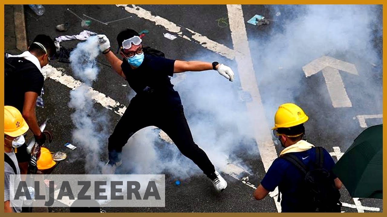 Hong Kong clashes erupt after protesters storm legislature
