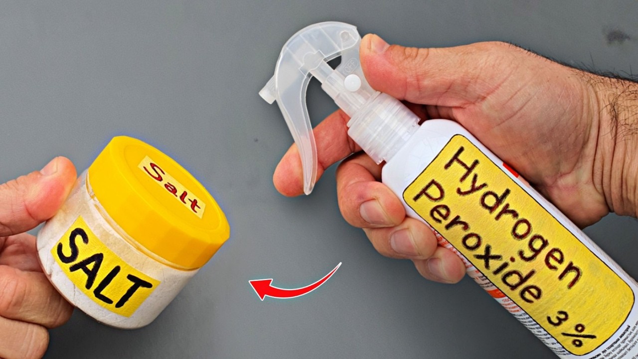 Mix SALT and HYDROGEN PEROXIDE &ndash; The Jaw-Dropping Reaction You Have to See!