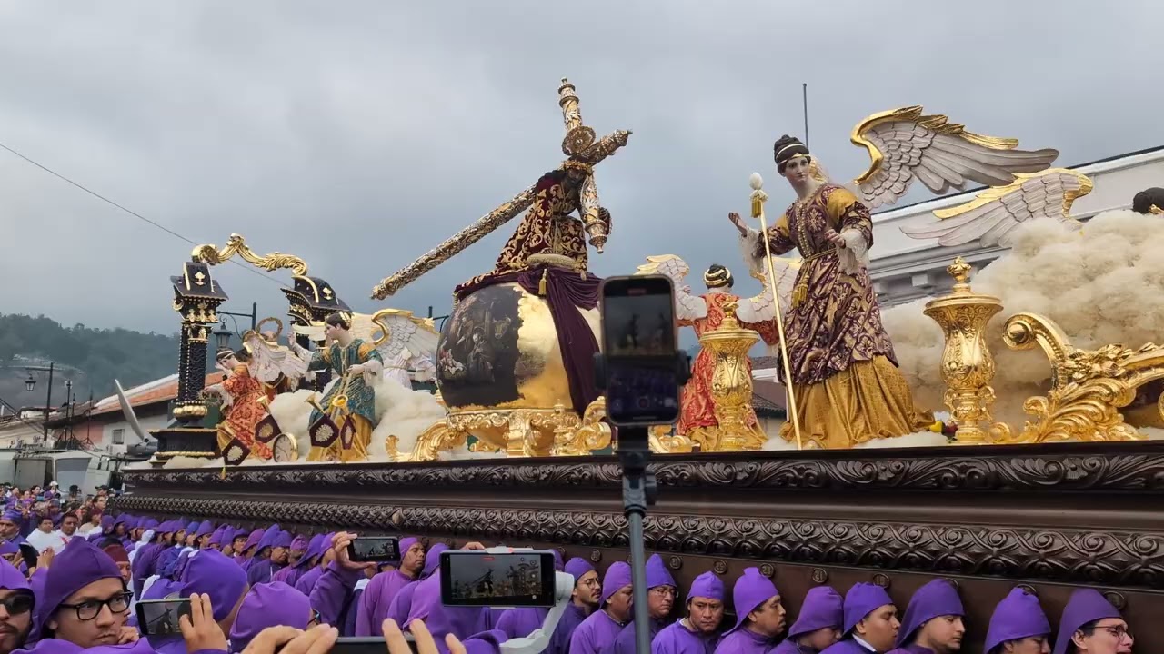 PASO POR CATEDRAL | Jesús Nazareno De La Caída | San Bartolome Becerra, Antigua Guatemala 2025