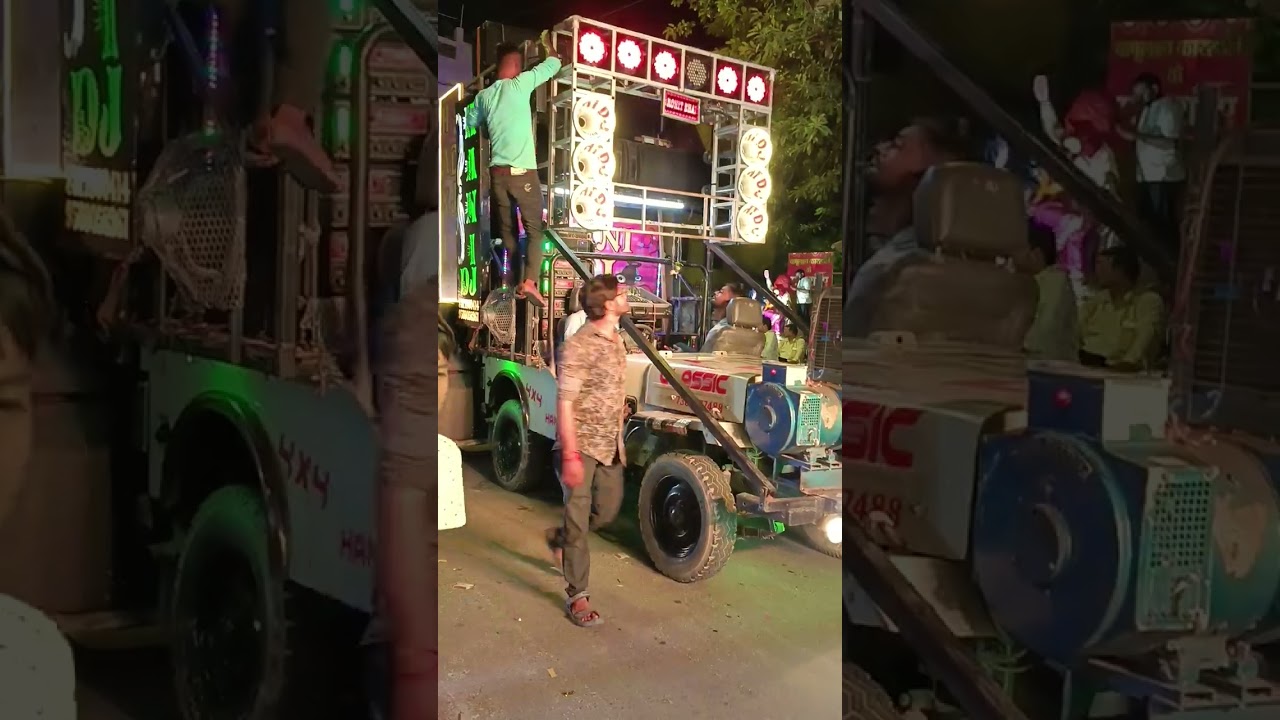 बाबूलाल कारखाना झांसी गणेश जी की प्रतिमा डीजे के साथ शोभायात्रा##$