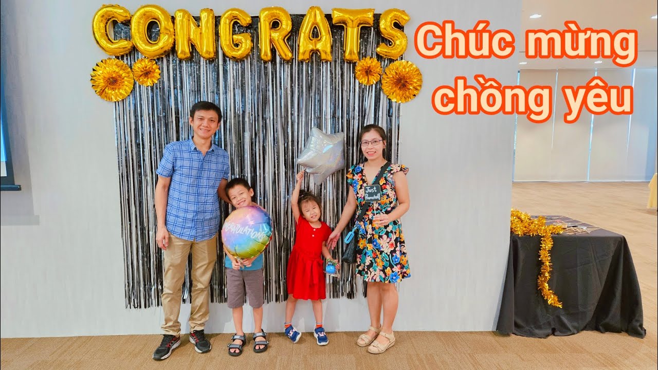 Rể Singapore đưa vợ con dự lễ thăng chức ở công ty, Cảm ơn chồng vì luôn cố gắng vì gia đình [245]