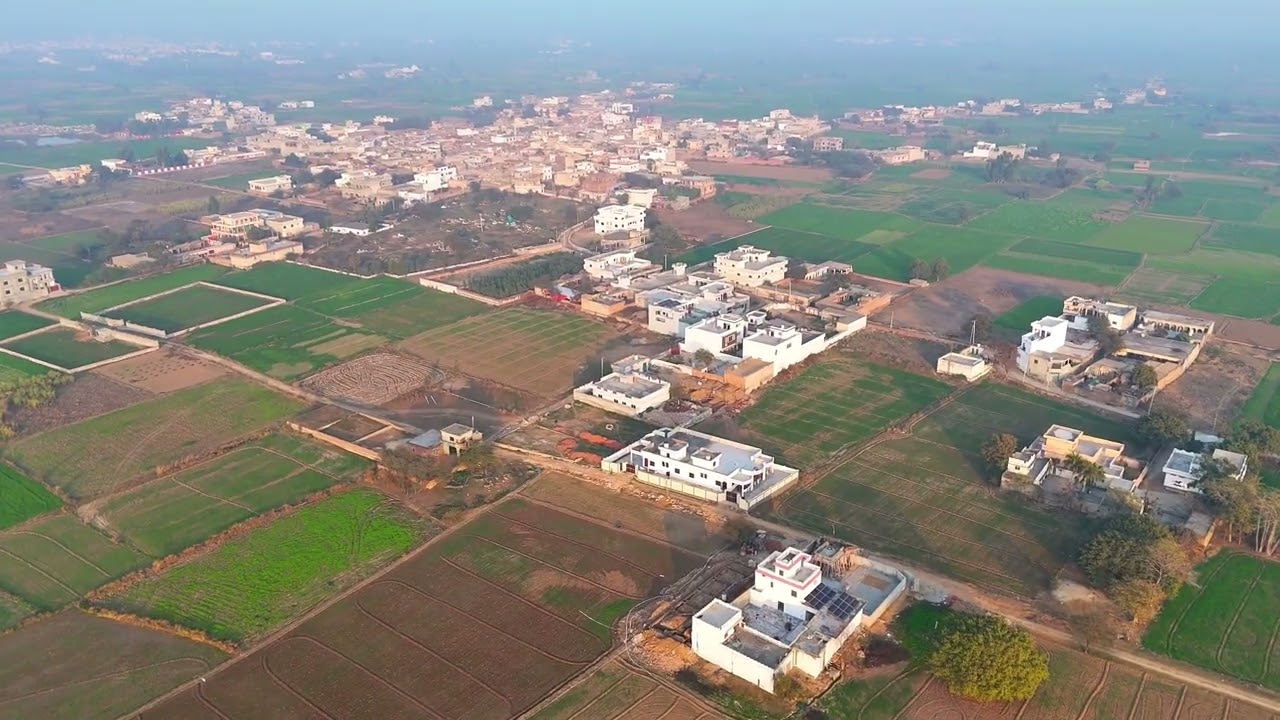 Chechian Ranian Village Drone View 