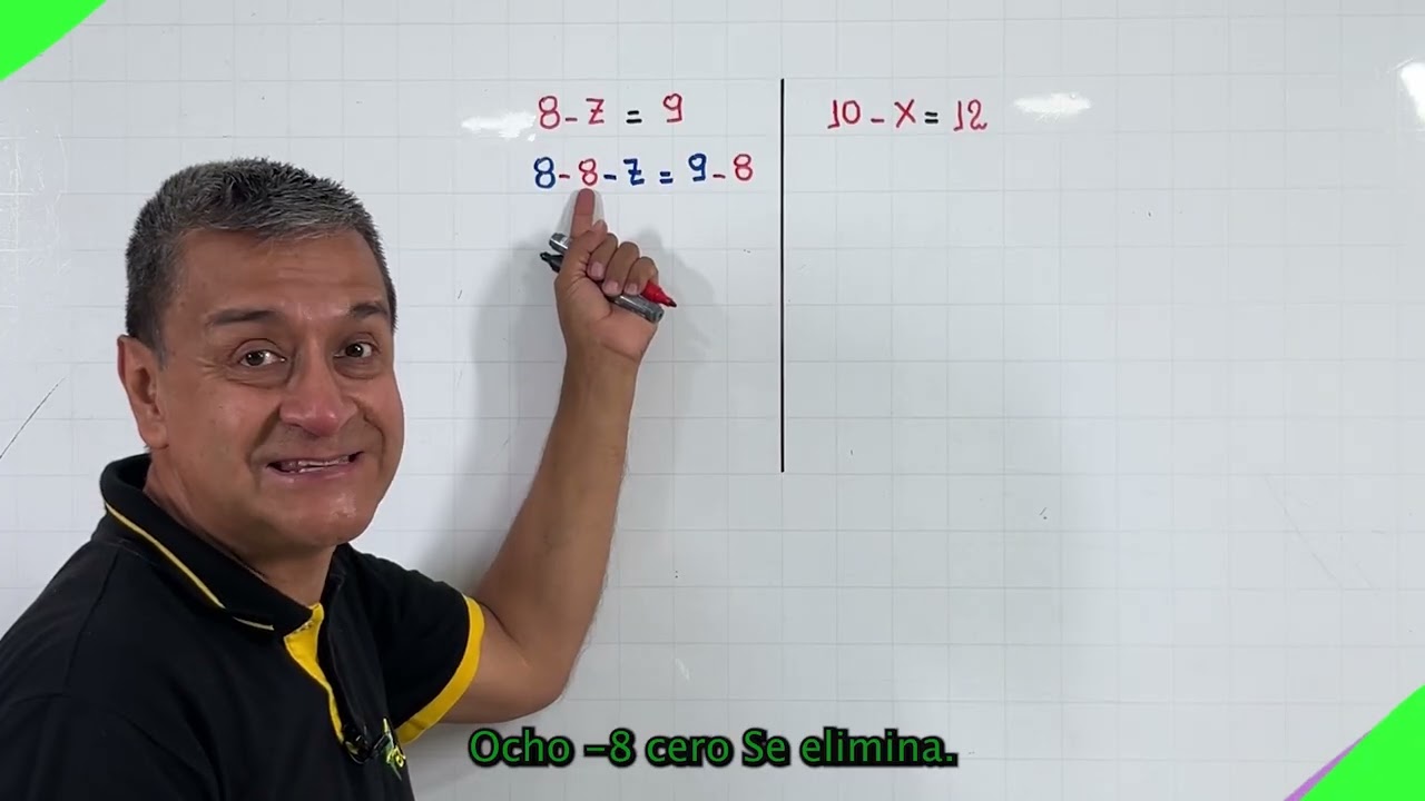 Como se resuelve una ecuación de primer grado con su comprobación.