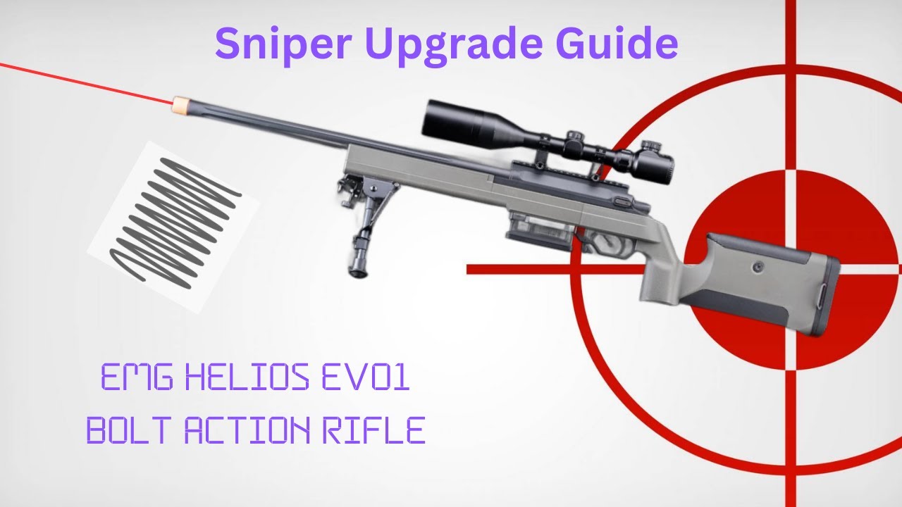 How to Upgrade Your Airsoft Sniper for Accuracy on a budget, EMG Helios Budget Build Part 2