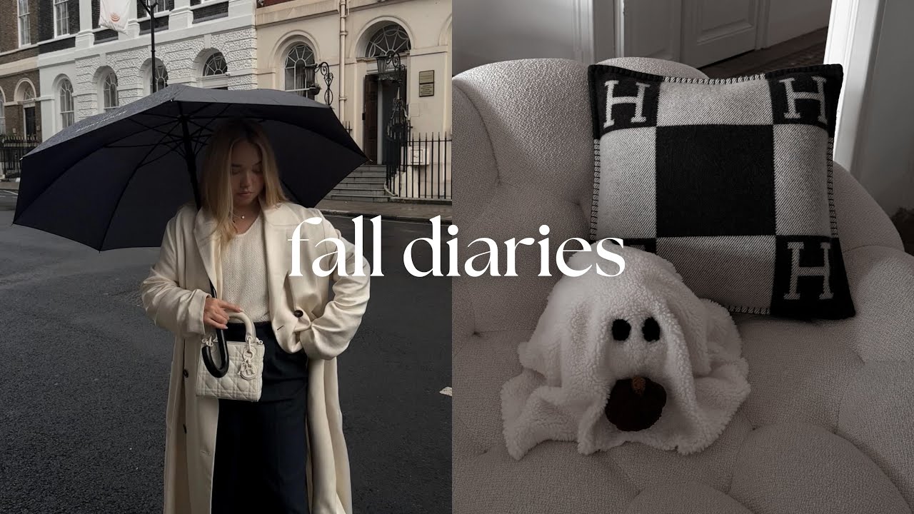 Fall Diaries 🍂: Decorating the house, baking Halloween cookies 🎃 & I said yes to the dress!!