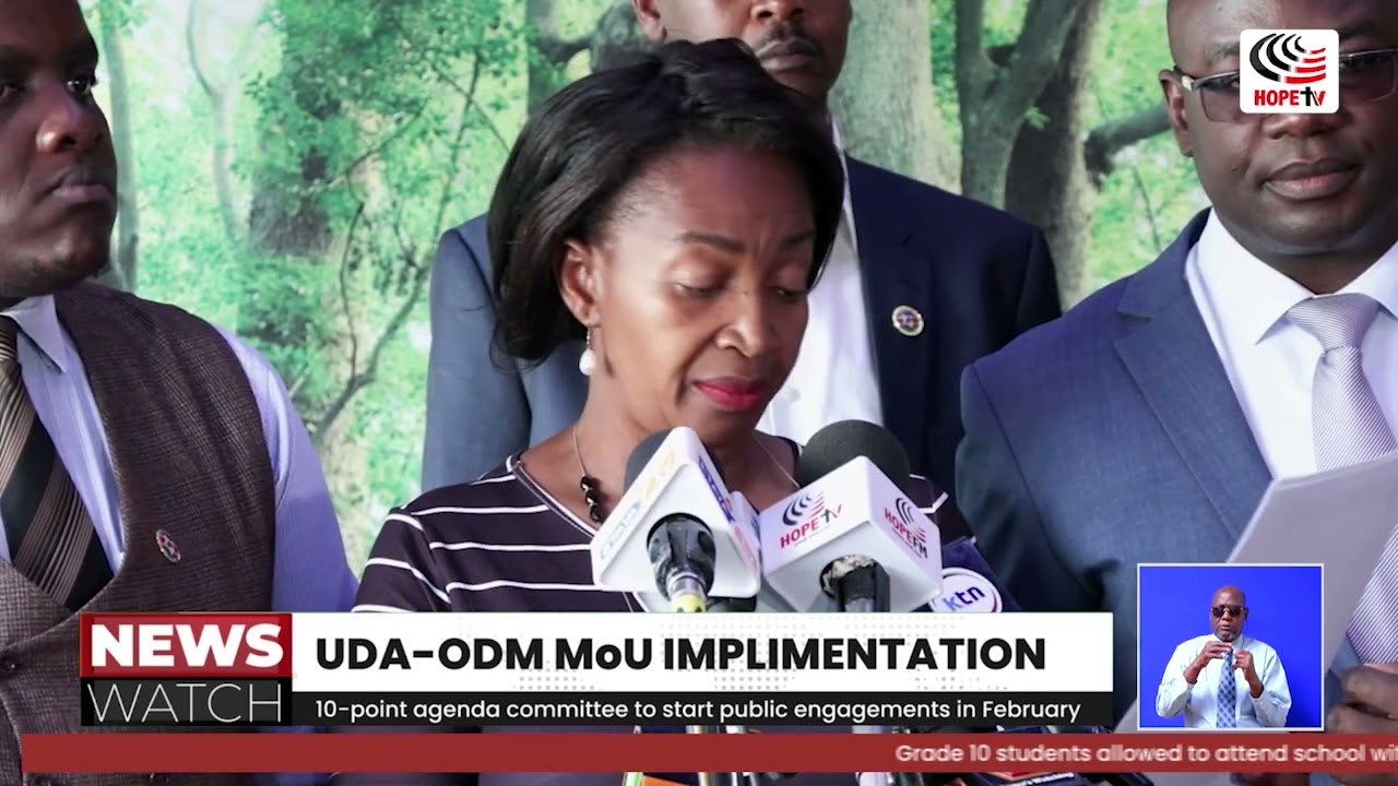 UDA  ODM MoU IMPLIMENTATION