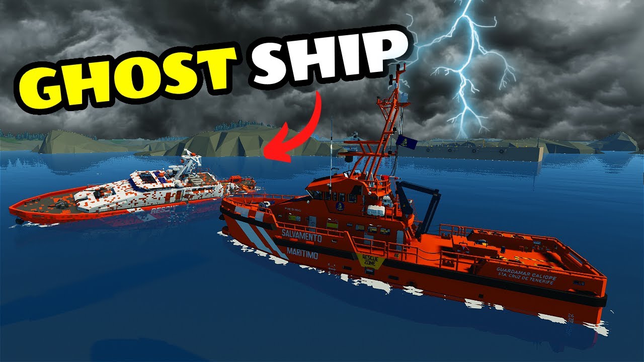 Searching for Haunted GHOST SHIP In Stormworks!