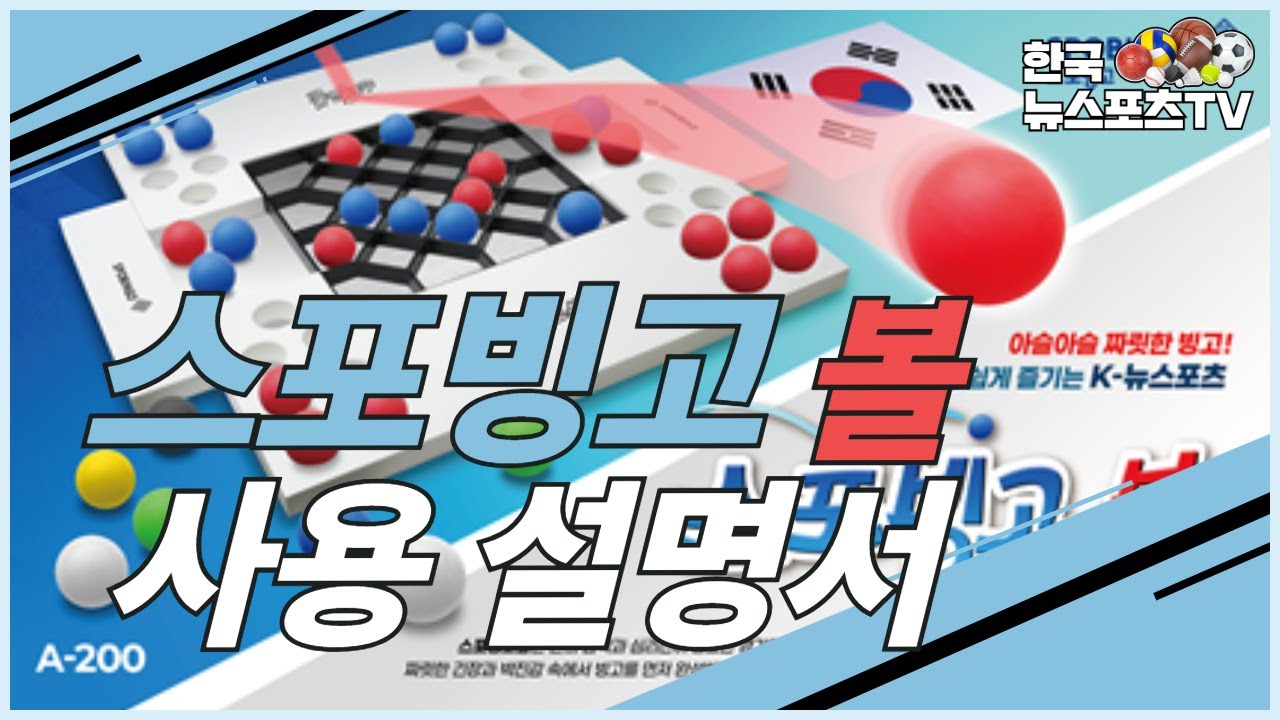 스포빙고볼 설명 영상 #체육 #뉴스포츠 #스포빙고볼