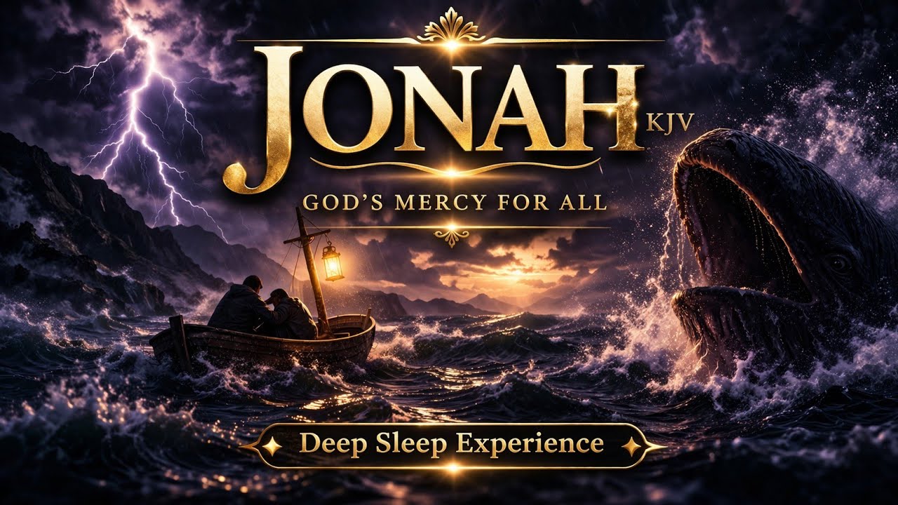 Sleep to Jonah In The Most Peaceful Way | Holy Bible Audio for Deep Rest 