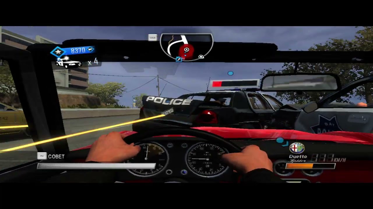 164) Driver - San Francisco Alfa Romeo Spider Duetto vs Dodge Charger SRT8