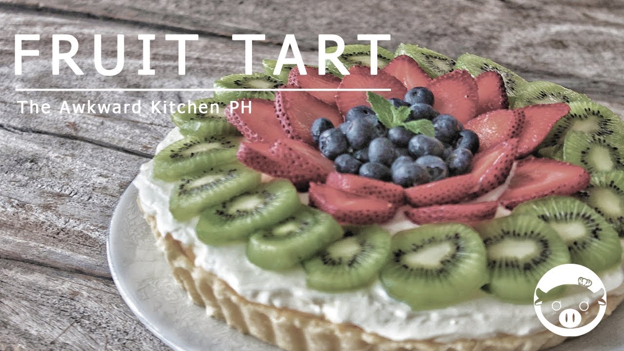 *NO MUSIC*  Fruit Tart With Lemon Curd and Cream Cheese Filling | Cooking Sounds