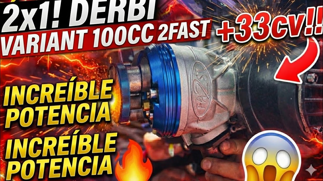 🔥EXTREMO DÍA!!🔥 Variant 100cc 2Fast:  Rascamos CV en banco de potencia #variant #2t # 