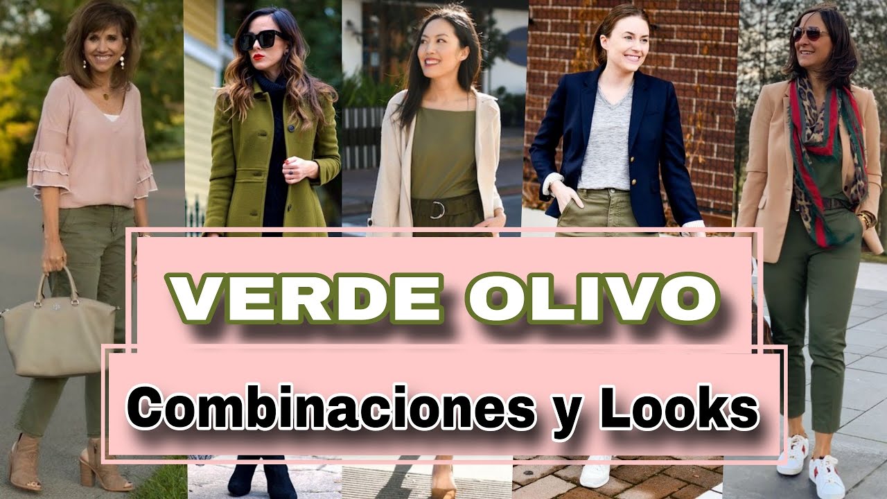 Moda y Tendencias 2023  COMBINACIONES Y LOOKS VERDE OLIVO Un Color Versatil y Atemporal