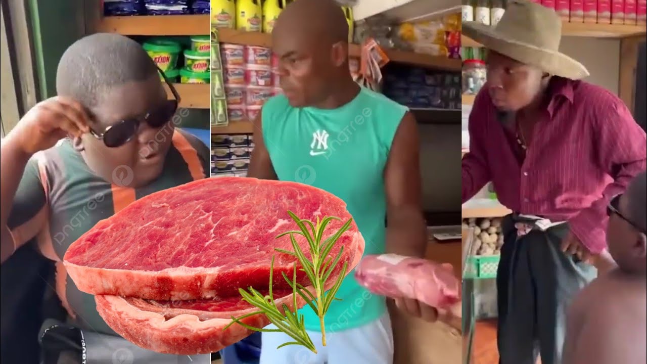 Don Saca y Porkin le regalan carne a Don Harbey #viralvideo