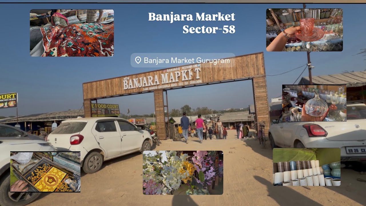 Banjara Market Gurgaon 2026 🛍️ | Budget Home Decor Shopping | Full Market Tour|How to Reach Details|