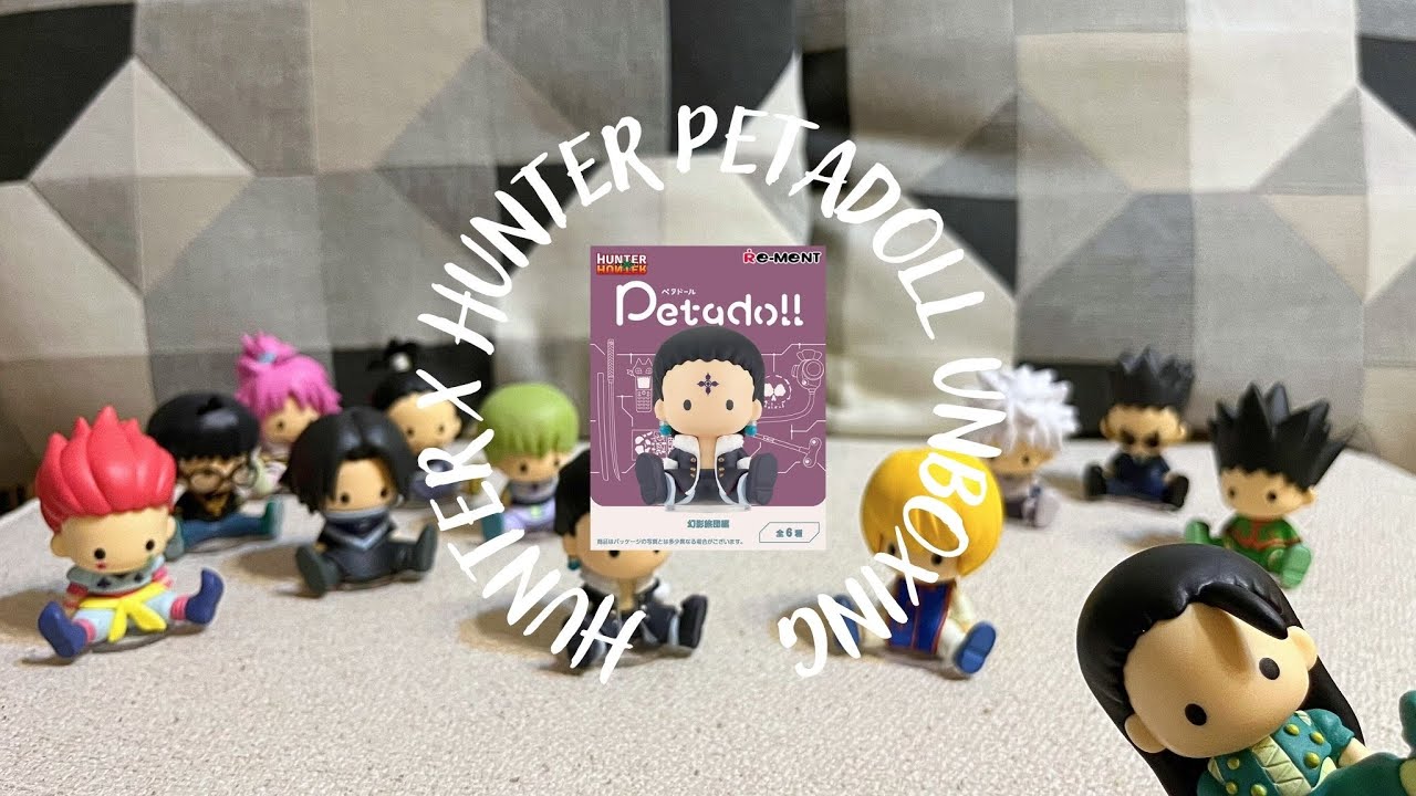 𝐮𝐧𝐛𝐨𝐱𝐢𝐧𝐠 開箱 | Re-ment HUNTER x HUNTER Petadoll | 幻影旅団編