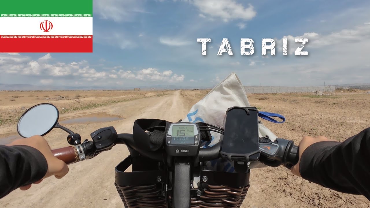 Cycling to Tabriz 🇮🇷 (ALMOST CRASHED)