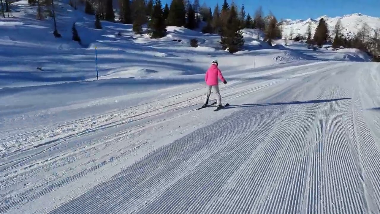Madonna di Campiglio 2023 styczeń- luty . Aga na Passo Groste.