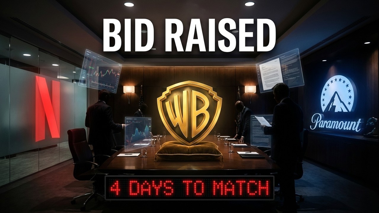 Paramount Raised the Bid - Now Netflix Has 4 Days to Decide | WBD Breakdown