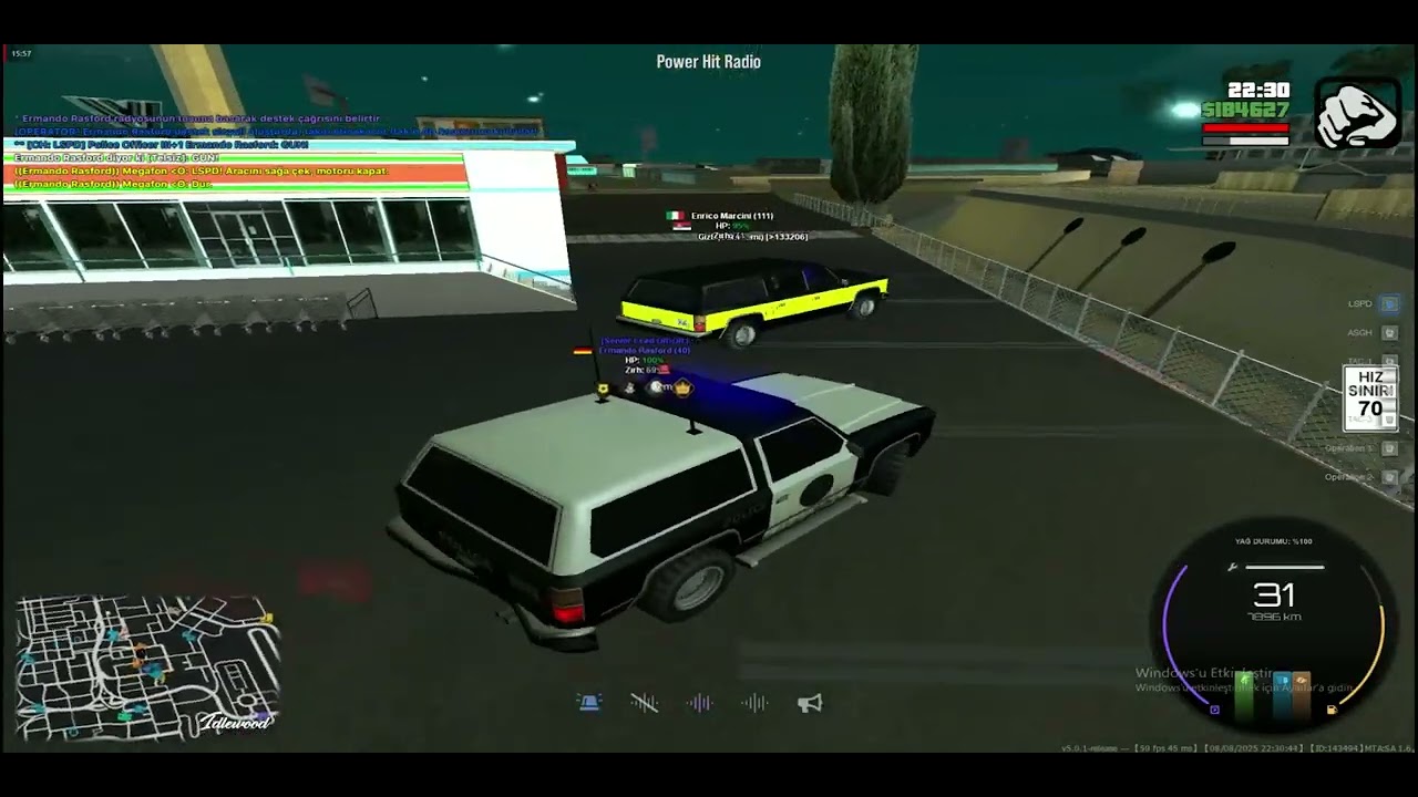 İnception Roleplay LSPD Rol&uuml;nde nasıl Q atılır.