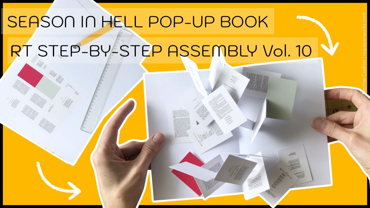 Pop-up Book Spread Assembly Vol. 10: A Season in Hell pl. 5