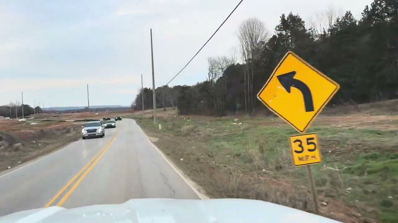 Driving North Huntsville to Meridianville at Sunrise on 255 | Morning Drive & Road Sounds