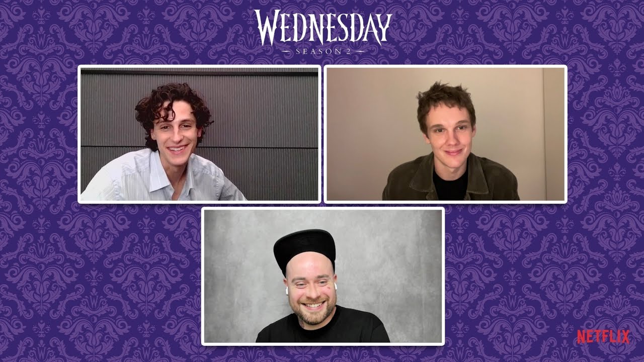 Hunter Doohan & Owen Painter - Interview | Wednesday S2 Pt. 2 SPOILERS