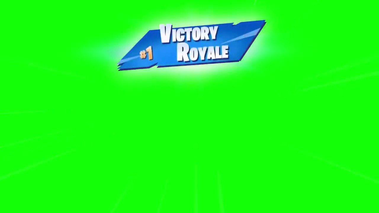 Fortnite #1 Victory Royale Season 11 - Green Screen