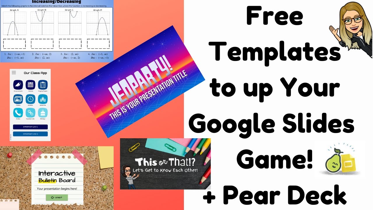 FREE Templates to Up Your Google Slides Game (& Peardeck too!)
