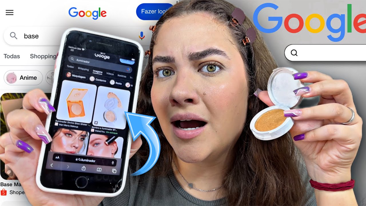 GOOGLE DECIDIU MINHA MAQUIAGEM!