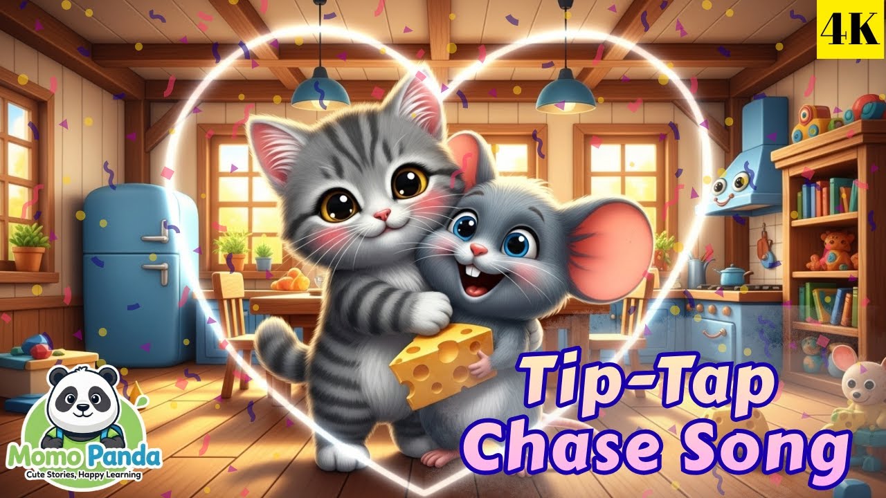 “Cheese Chase Adventure | Fun Cat & Rat Song for Kids | Toddler Dance & Sing-Along”