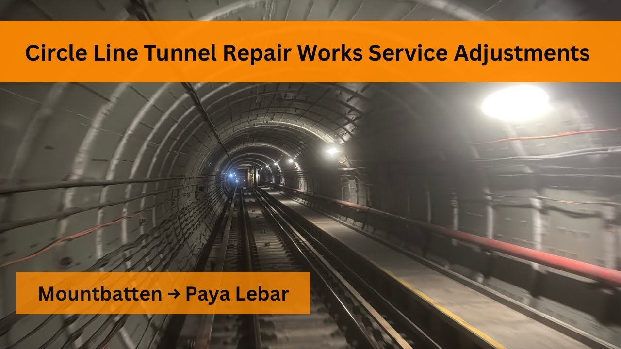 [CCL Tunnel Works] SMRT CCL: Mountbatten → Paya Lebar (Shuttle)