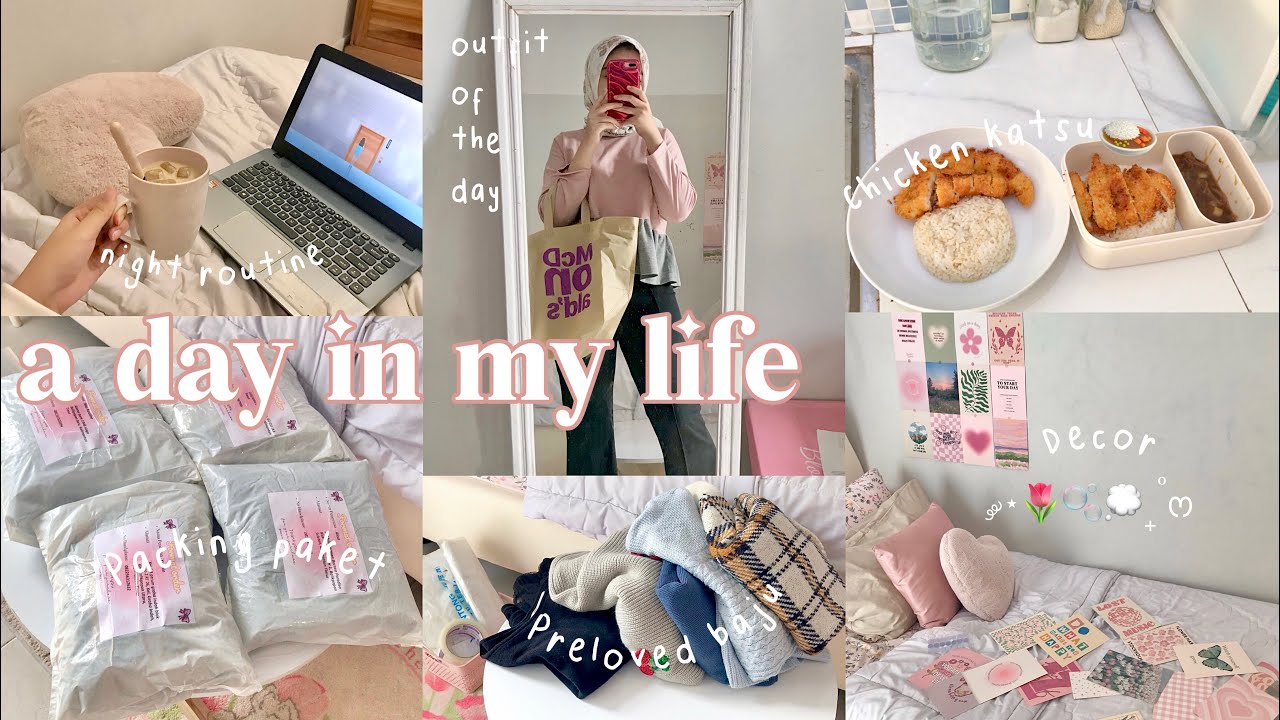 A day in my life as anak kost selama liburan, masak, packing paket⋆˙⟡♡