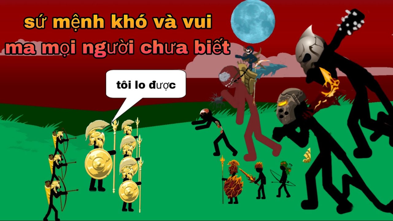 Chơi các thể loại sứ mệnh vừa khó vừa vui được người xem yêu cầu trong stickwar legacy 