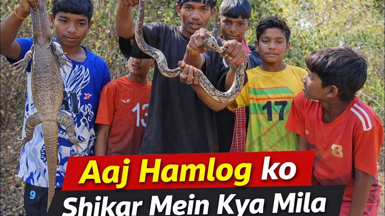 आज हम लोग को शिकार में जंगल में क्या मिला !! Ho munda video 