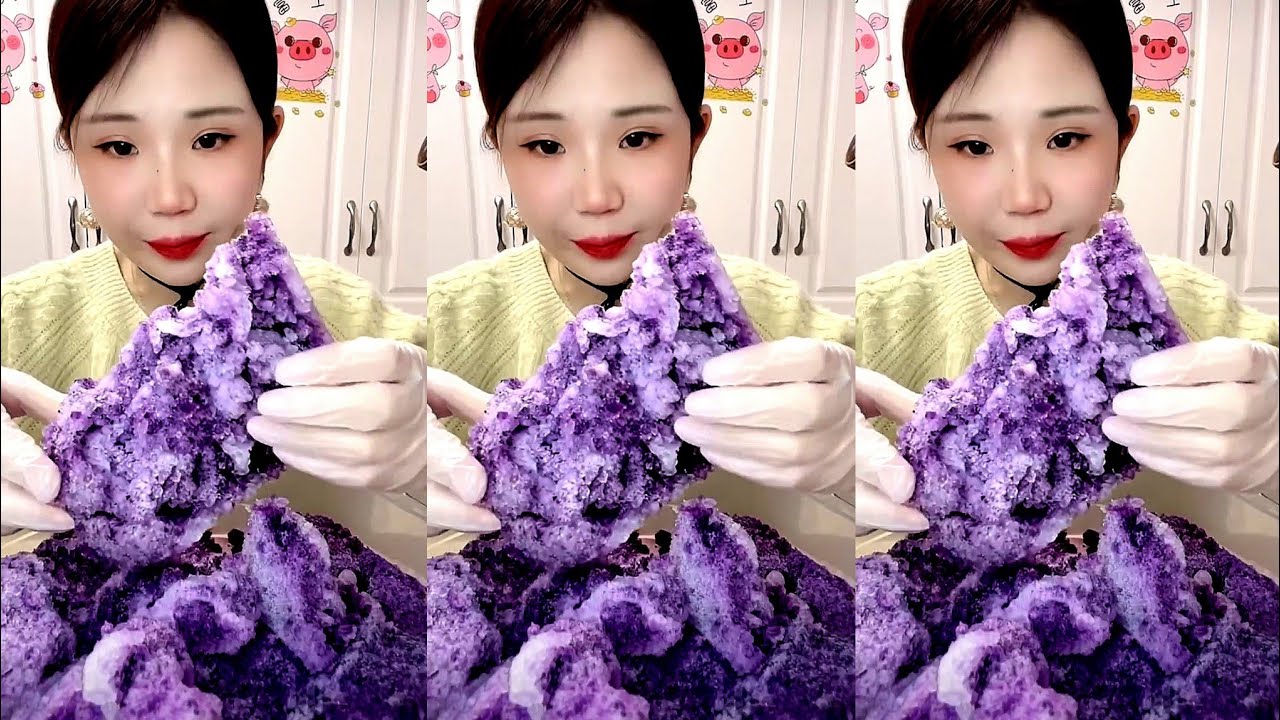 ASMR SHAVED ICE EATING YY