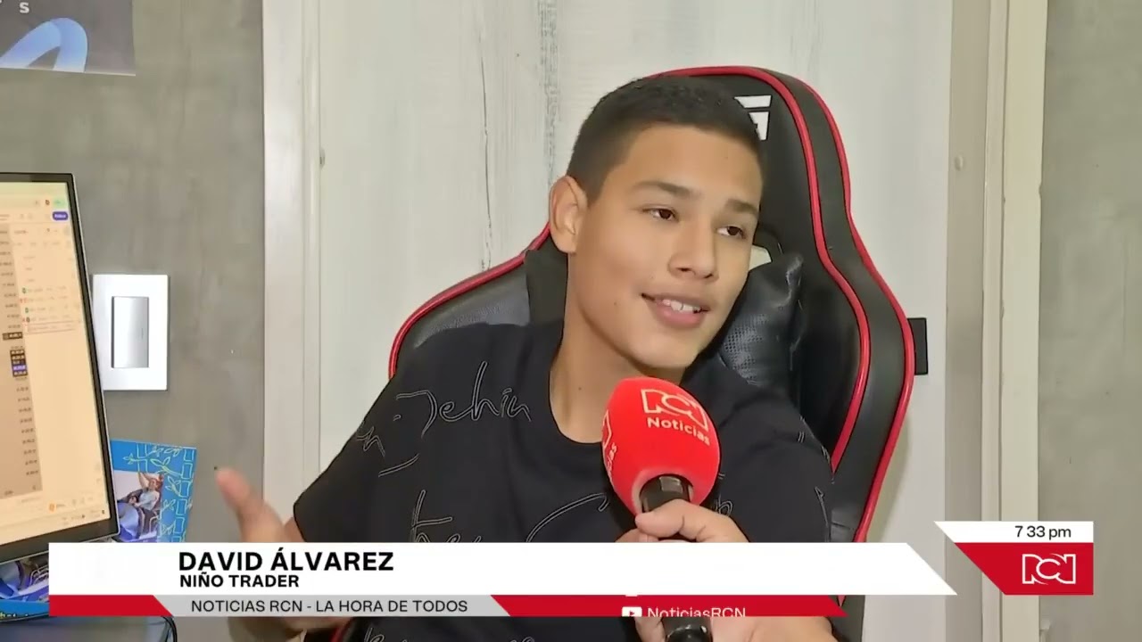 NI&Ntilde;O TRADER M&Aacute;S JOVEN DE COLOMBIA